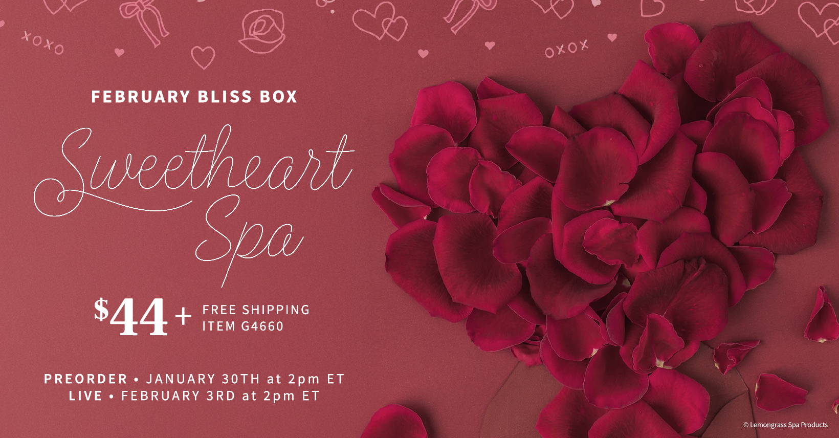 Sweetheart Spa February Bliss Box – Jenny Schreiber Lemongrass Spa